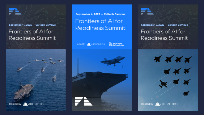 Three options of Frontiers of AI for Readiness Summit Display Ads